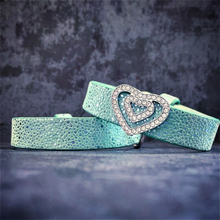 Load image into Gallery viewer, The "Aquamarine" designer cat collar